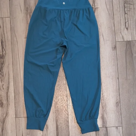 NWOT HALARA Blue High-Waisted Track Pants - Picture 6 of 8